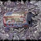 Recycling einer alten Cola-Dose