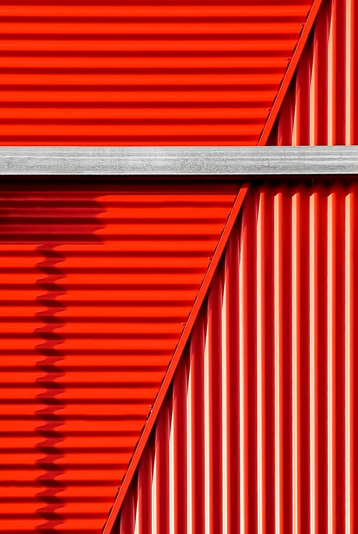 red abstraction #1