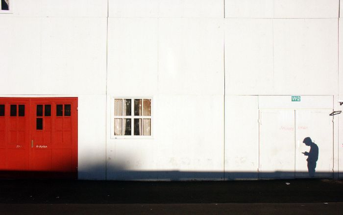 red and shadow