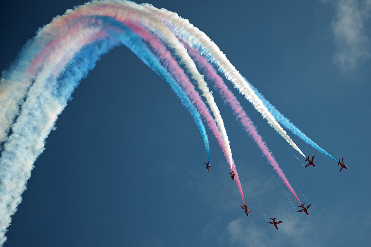 Red Arrows at Bournemouth Air Festival