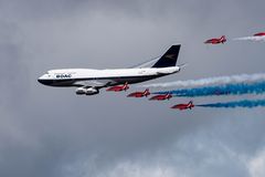 RED ARROWS BOAC 747