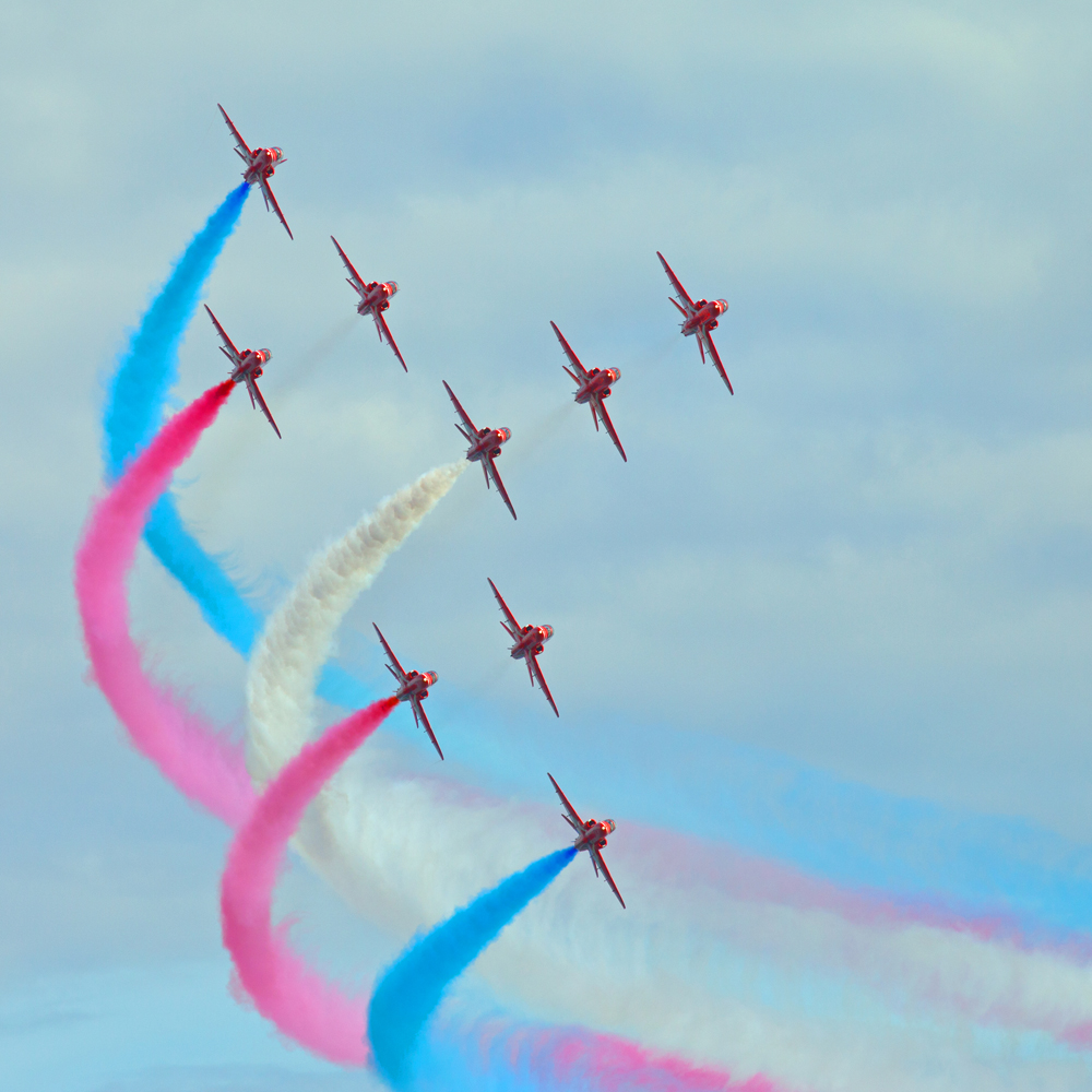 Red Arrows Formation Concorde