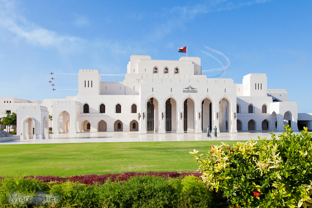 Red Arrows meets Royal Opera House Muscat