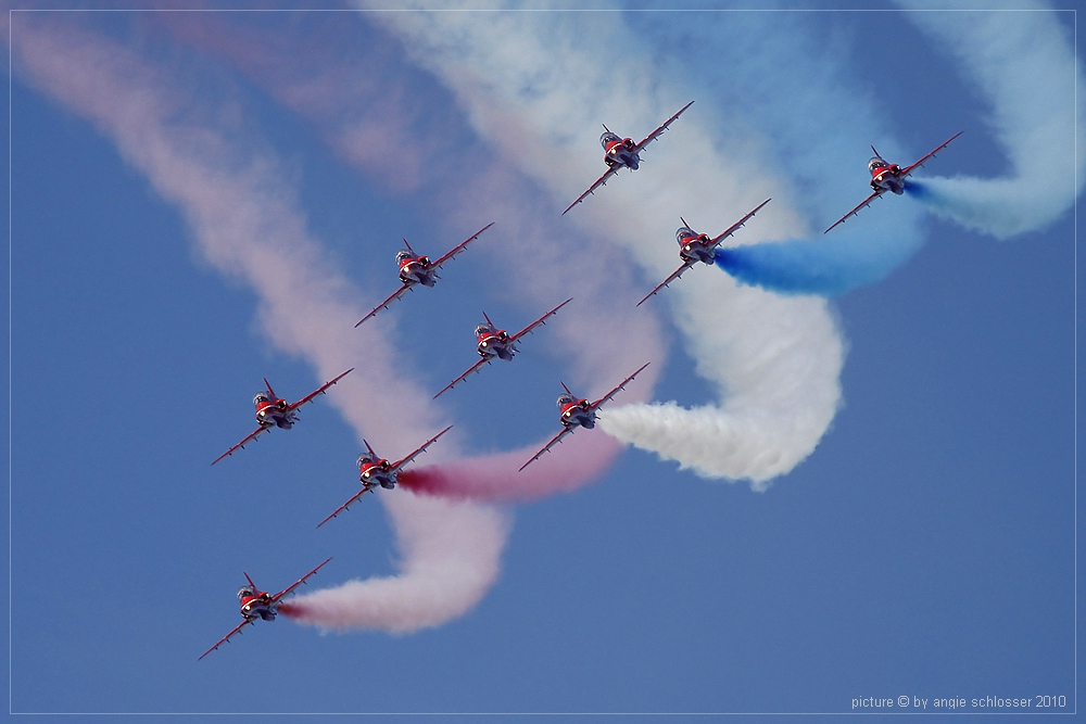 "Red Arrows" Rivolto Airshow 2010