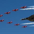 Red Arrows und Vulcan, RIAT 2015