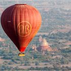Red Balloon over Bagan