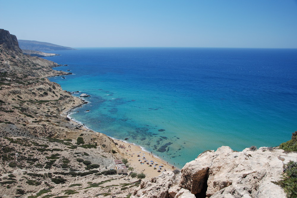 Red beach, Matala