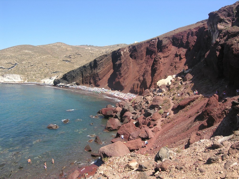 Red Beach Santorini