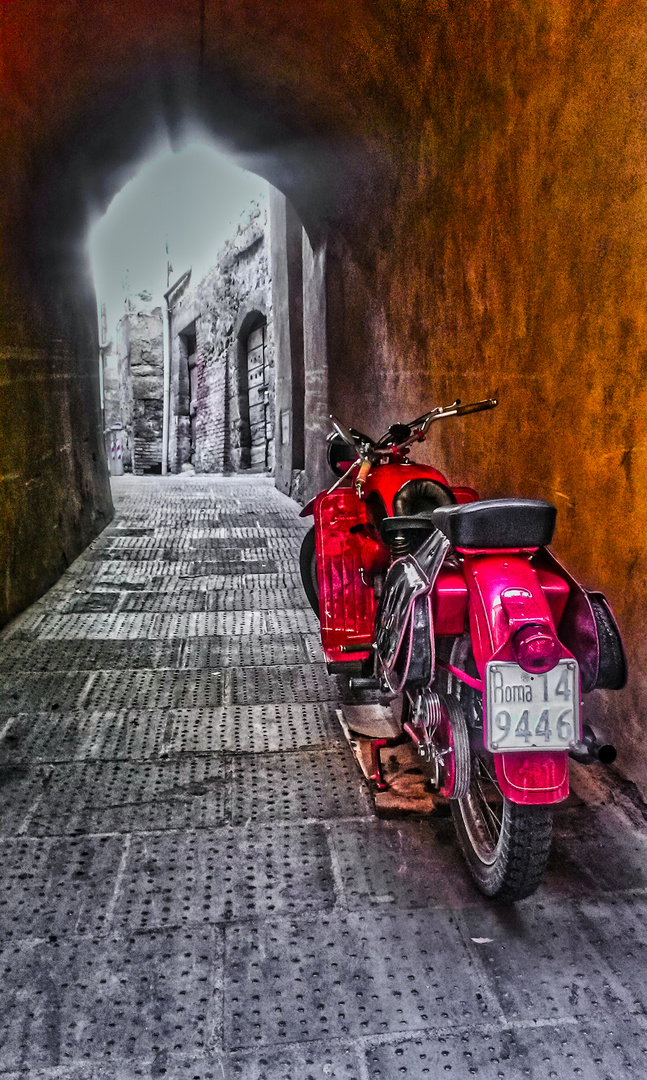 Red bike