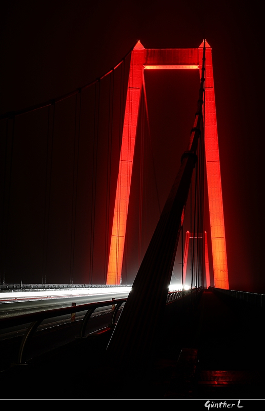 Red Bridge @ night