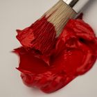 ...red brush...