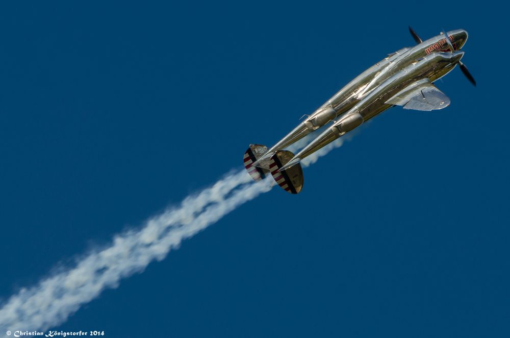 Red Bull Air Race Spielberg 2014 - Lockheed P-38 Lightning