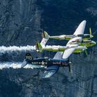 Red Bull P38 Lightning und Corsair in Mollis