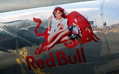 RED BULL PIN UP GIRL