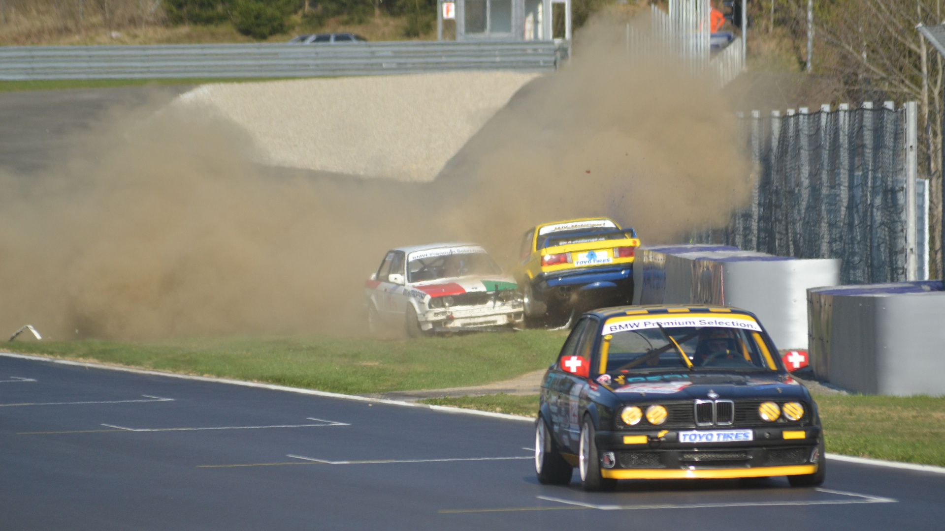 Red Bull Ring 2011, BMW 325 Challenge, Crash