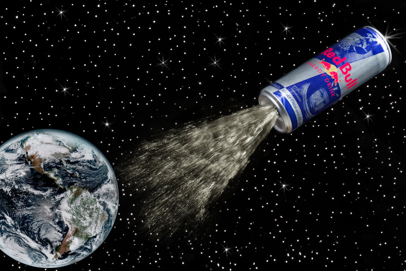 Red Bull verleiht Flügel Foto & Bild | himmel, natur, composing Bilder