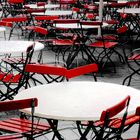 Red chairs