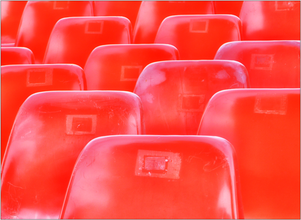 red chairs