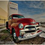 Red Chevy Pickup