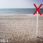 Red cross on the Beach