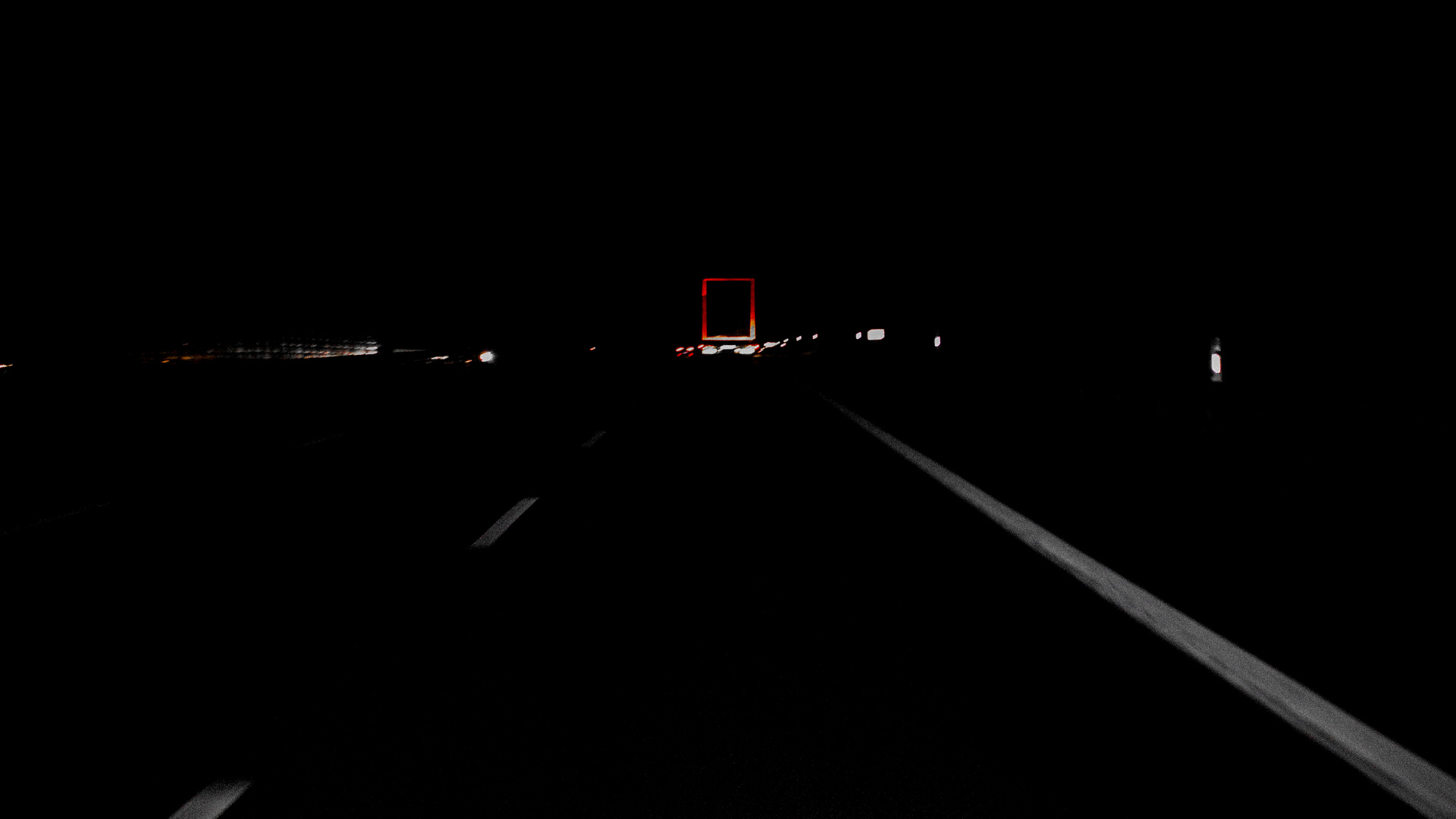 Red Cursor on the Road