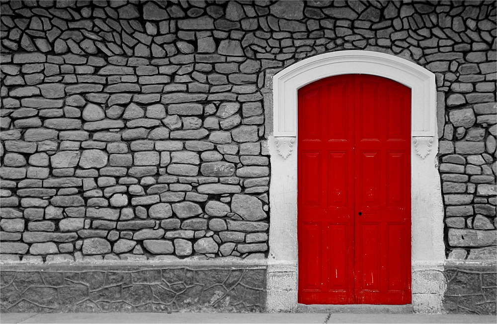 Red door