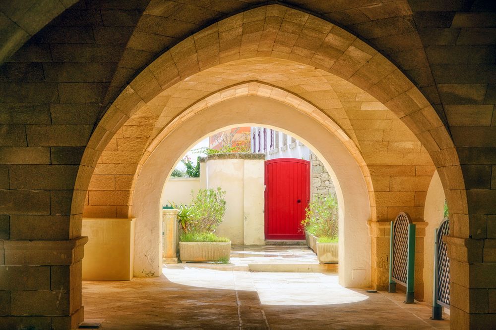 Red door