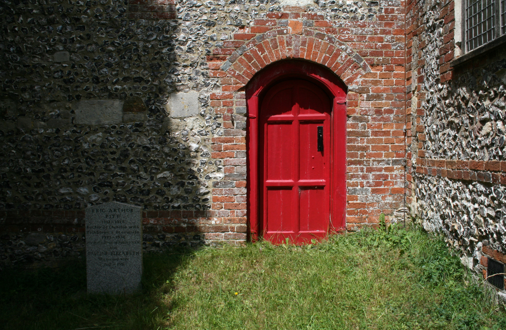 red door for the vicar...))