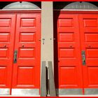 red doors