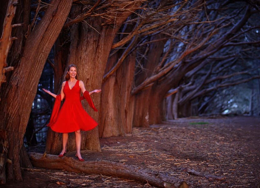 Red dress