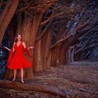 Red dress