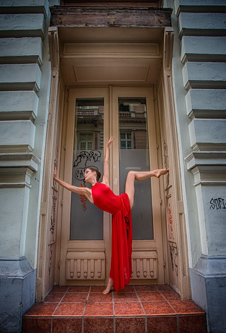 Red dress