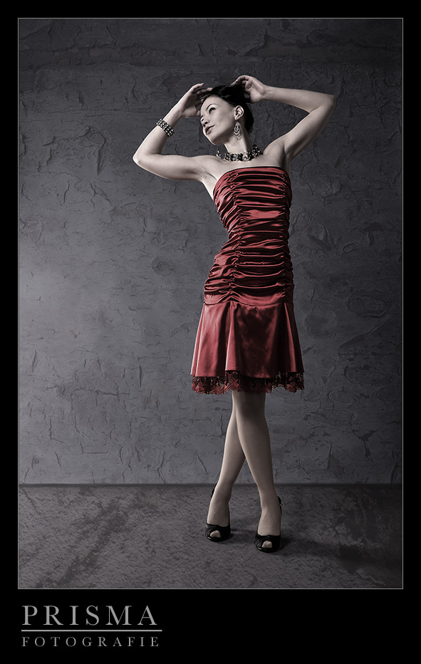 - red dress -