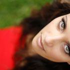 Red dress portrait