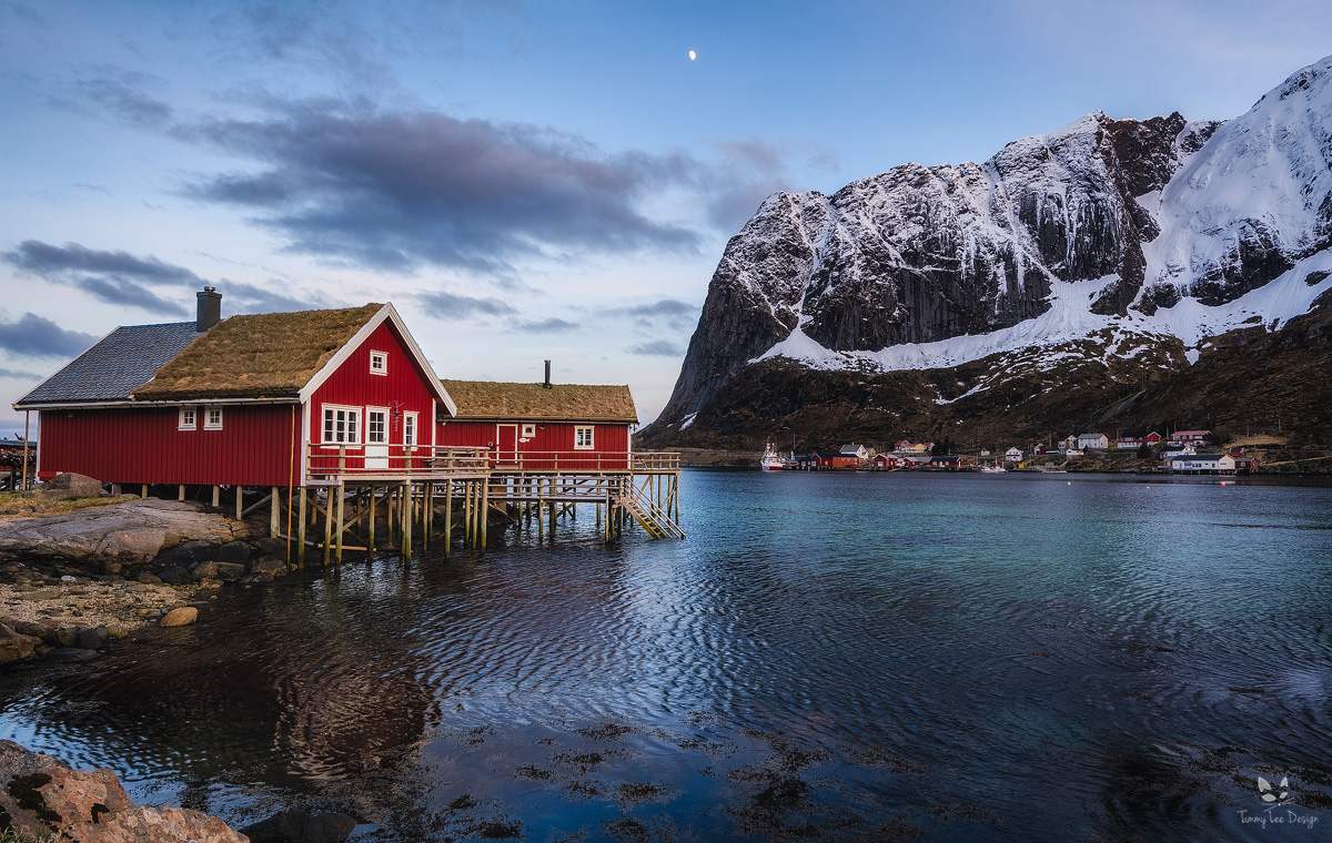 Red fishing village