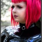 Red Hair & Black Latex