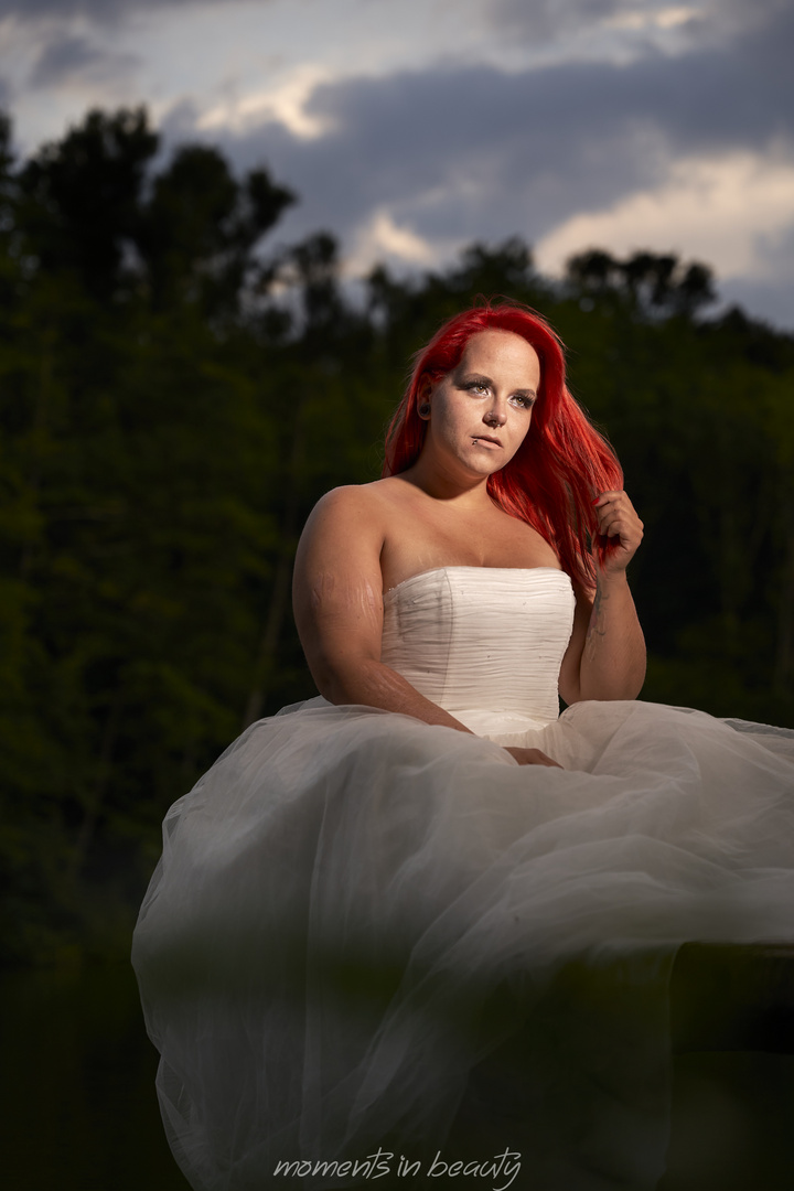 Red haired Bride