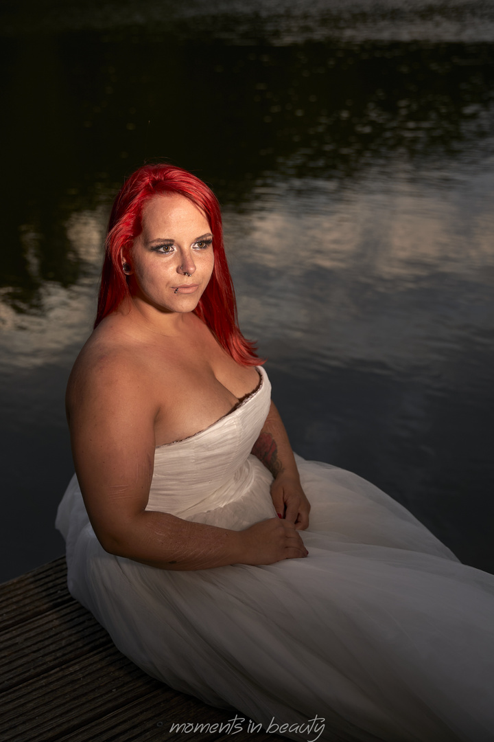 Red haired Bride