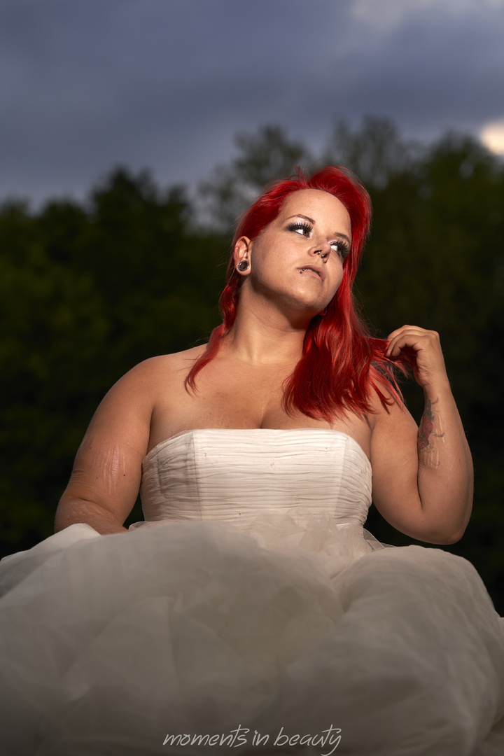 Red haired Bride