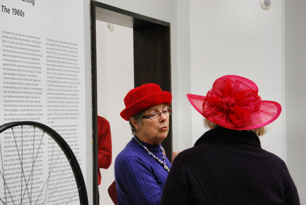 Red Hat Lady's in a pink dress, Den Haag, Gemeentemuseum, 20-01-2012