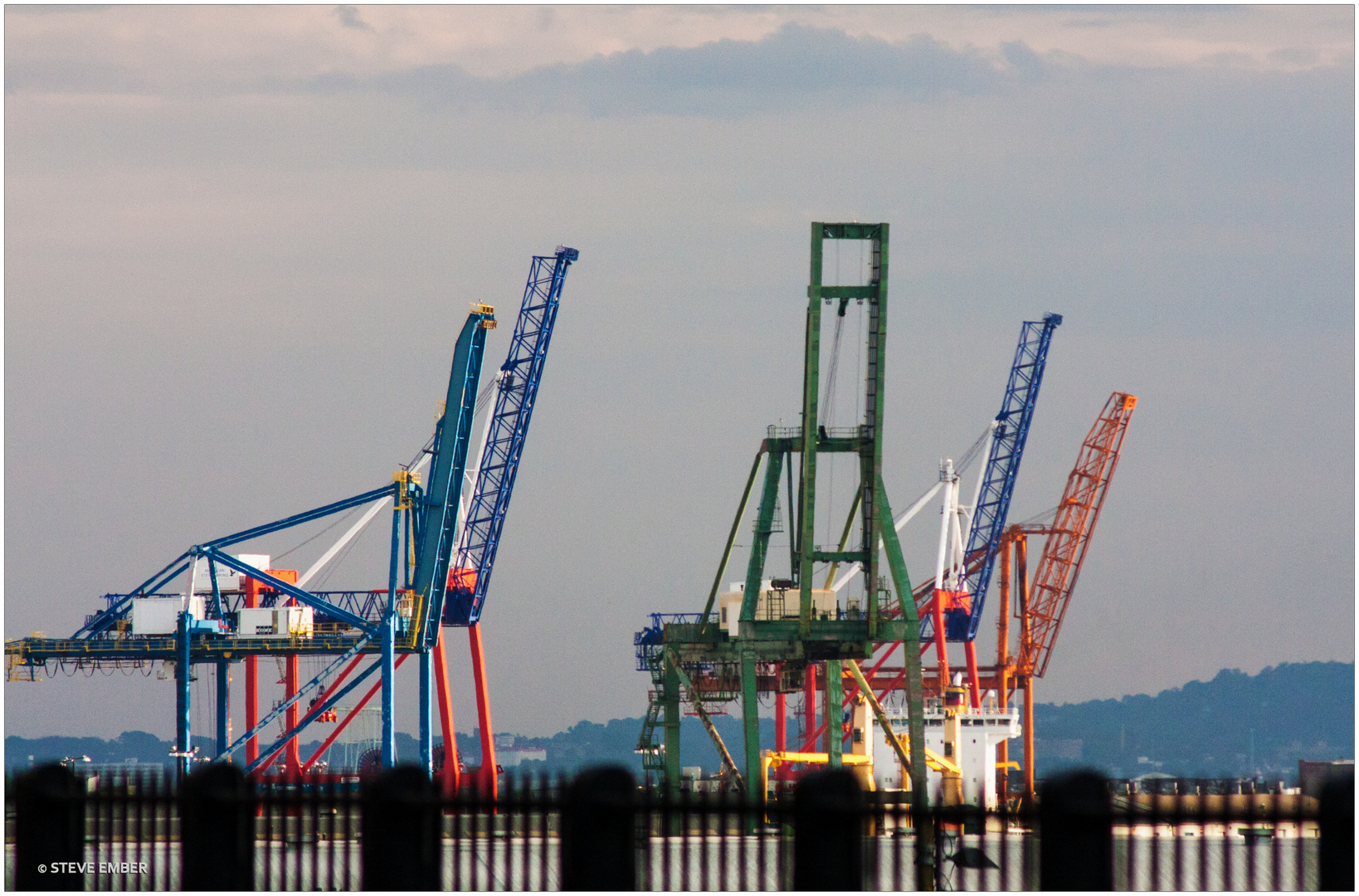 Red Hook Gantries, Summer Afternoon