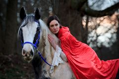 RED HORSEWOMAN