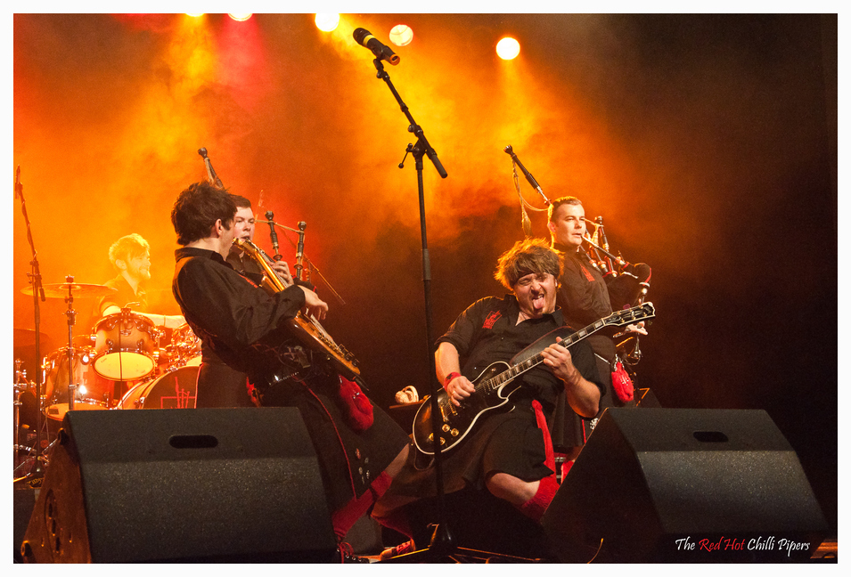 Red Hot Chilli Pipers on Tour