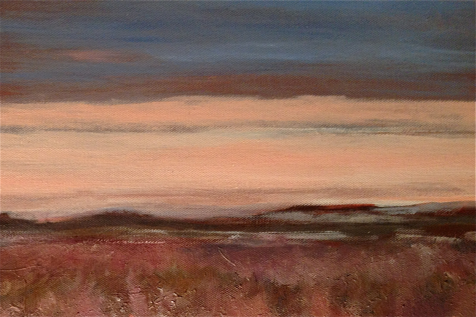 RED LANDSAPE by Dee Bee Smith (2007) acrylic on canvas