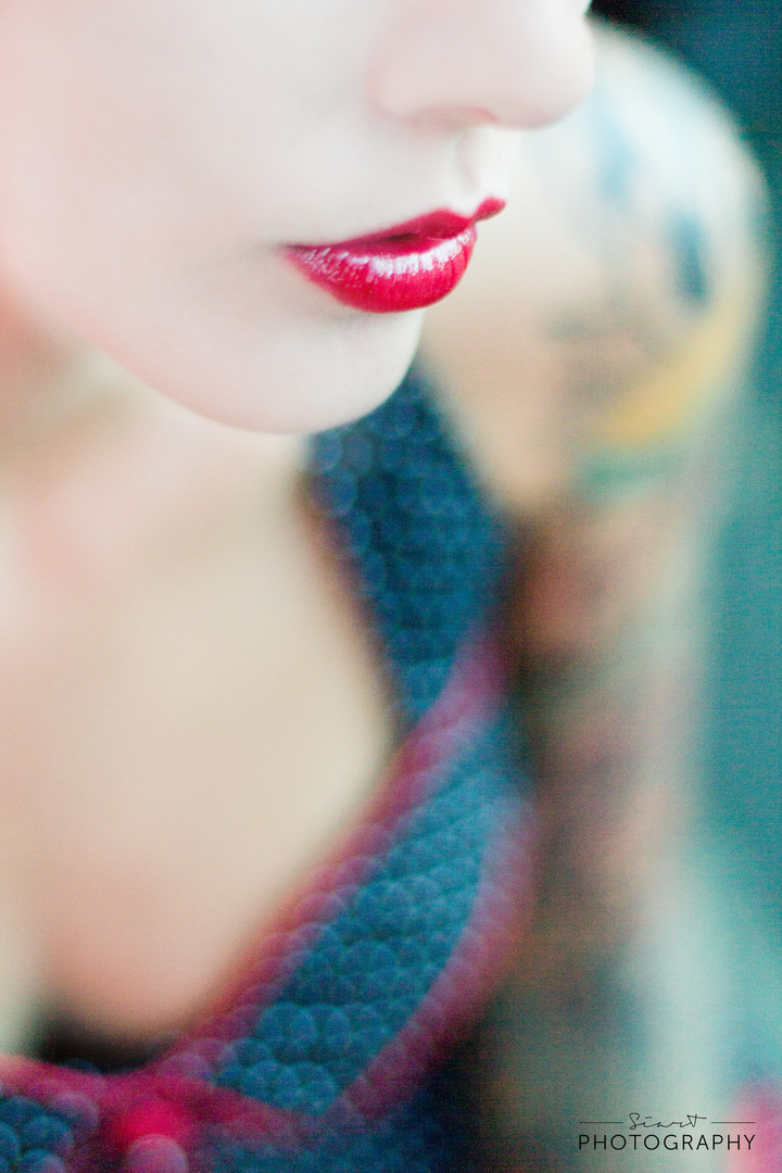 red lips