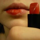 red lipstick