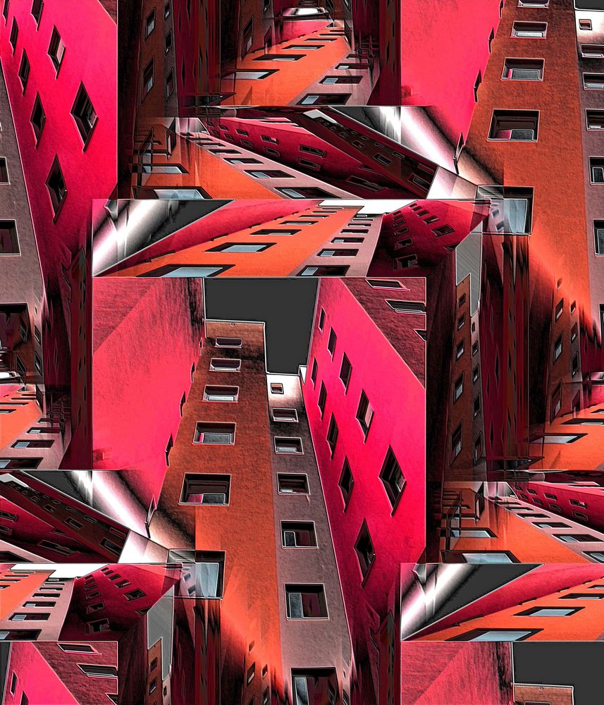 Red Metallic City II