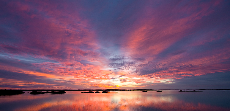 red morning