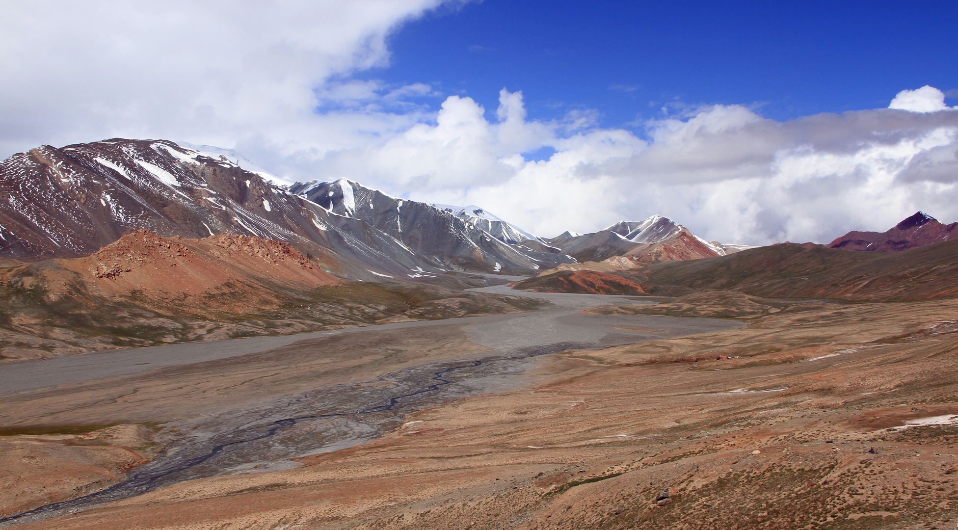 Red mountains