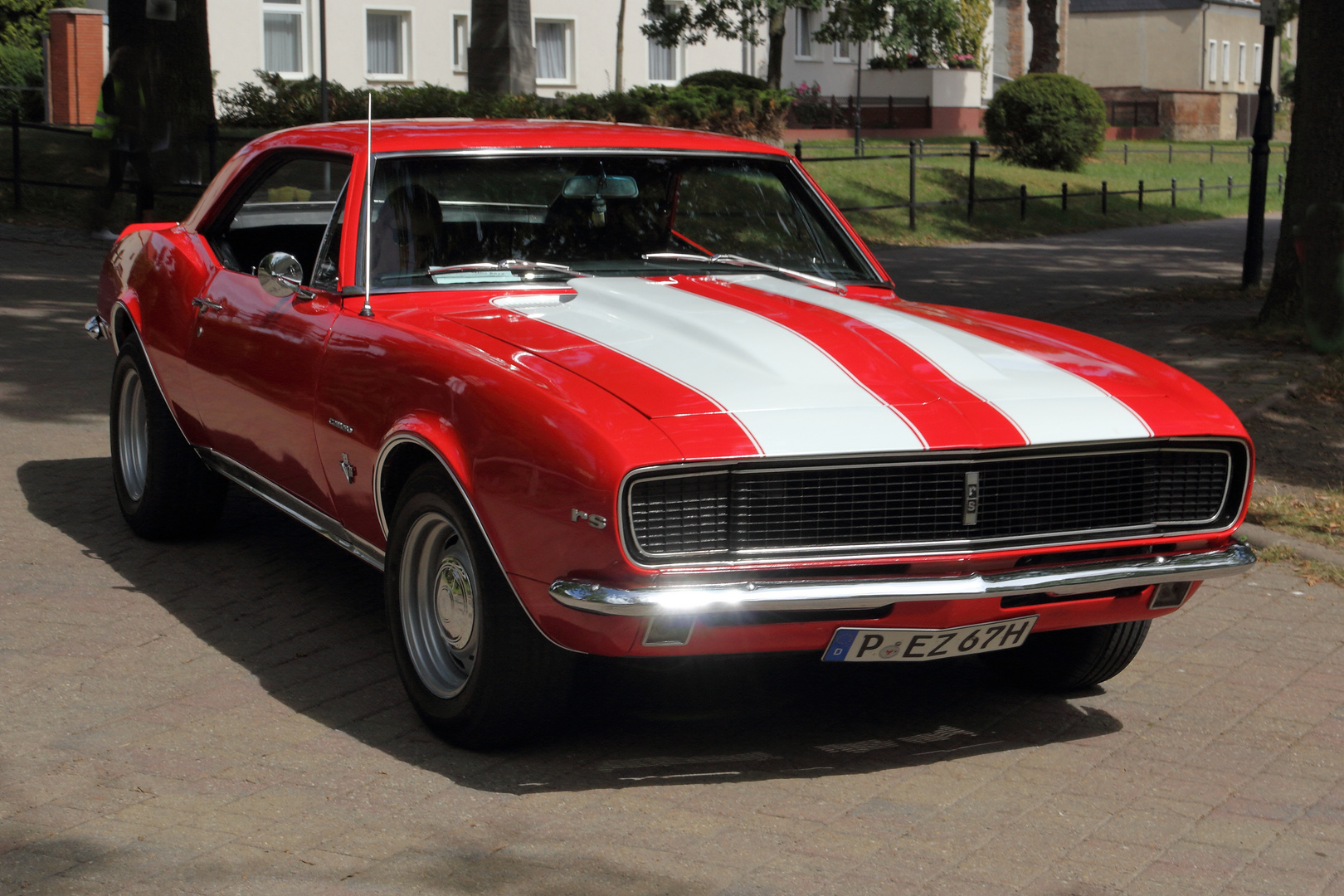 Red Muscle Car